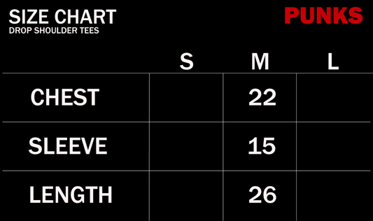 PUNK ROCK OVERSIZED TEE